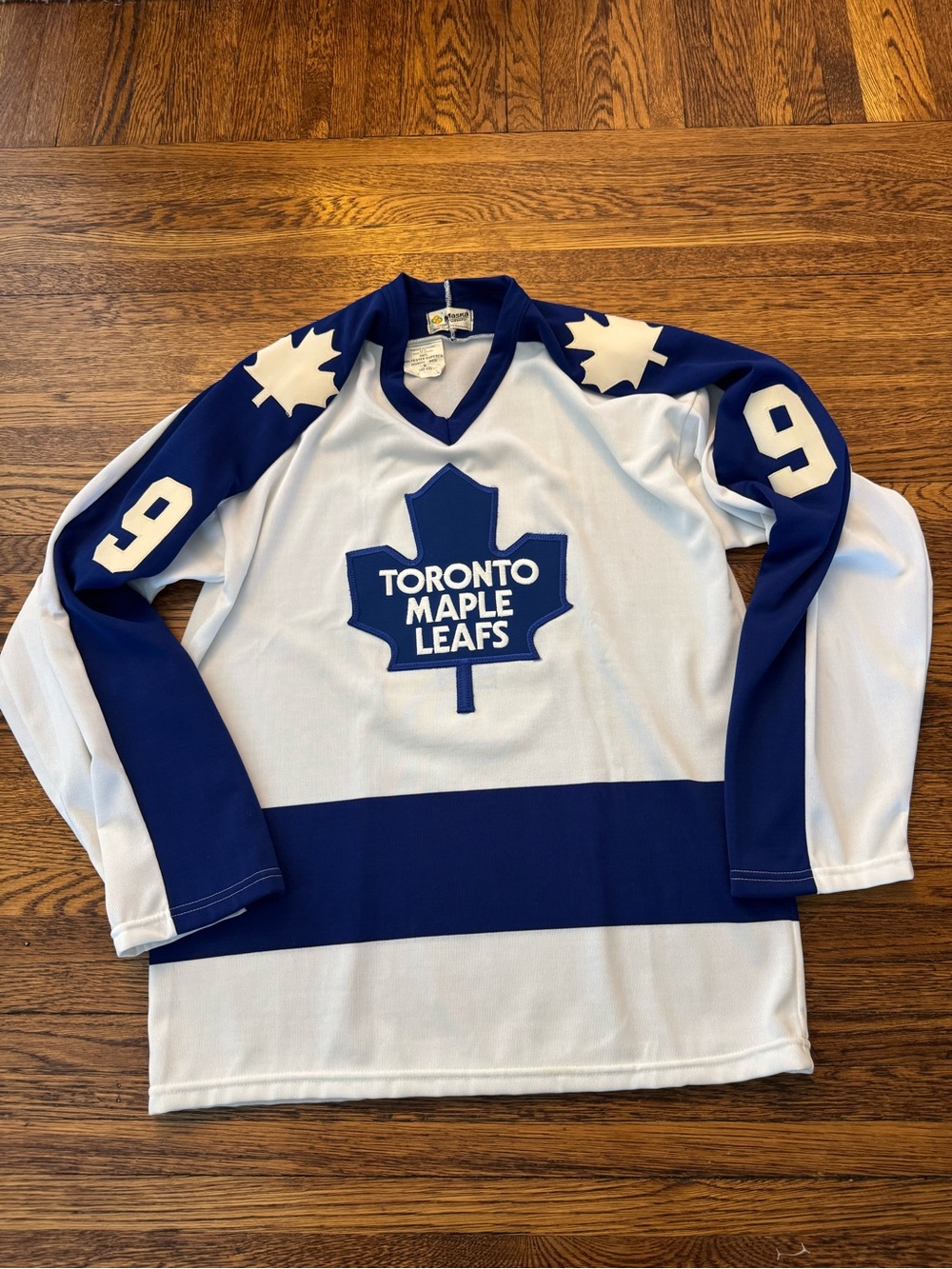 Toronto Maple Leafs Vintage (MASKA) SUPERFIL-  Hockey Jersey - Blue & White